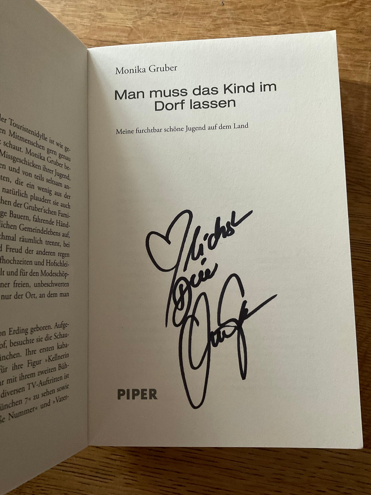 Man muß das Kind im Dorf lassen❣️